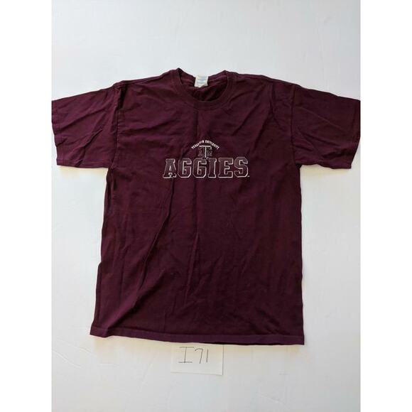 Texas A & M University T-Shirt Size Large Aggies - 0422i71 - Picture 1 of 3